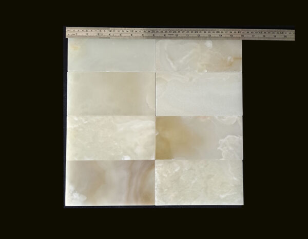SLABS ONYX TRANSLUCENT 10 x 20 x 01 cm - Image 2